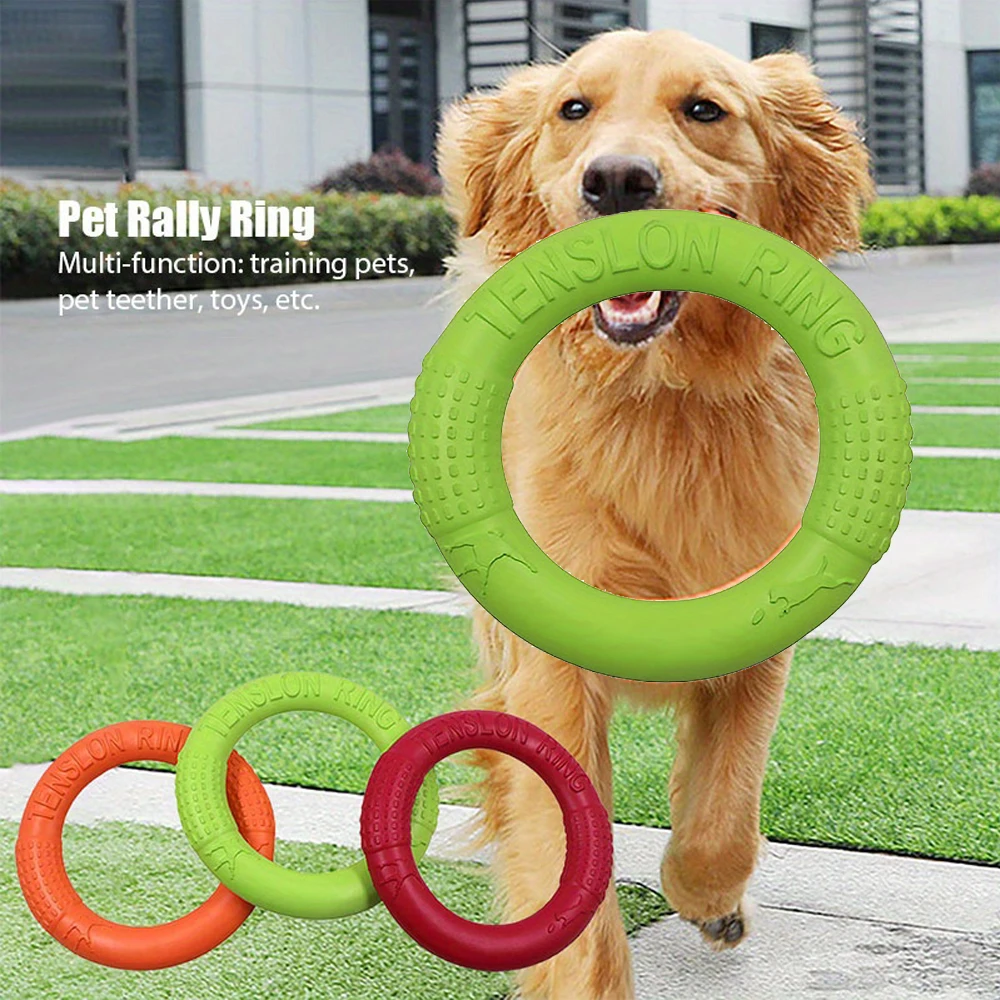 Flying Disc Dog Training Toy - Jouets d'entraînement pour chiens, sport de