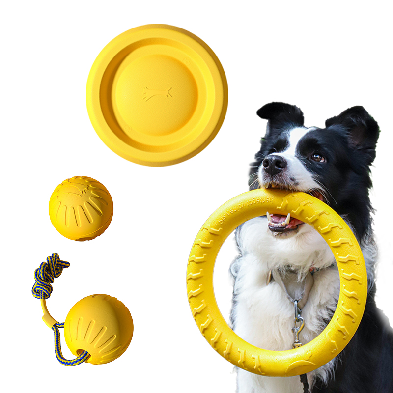 Indestructible Dog Chew Toy - Jouets durables EVA pour chiens, paquet