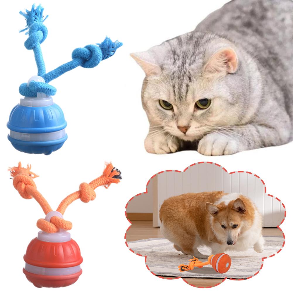 Automatic Moving Dog Ball - Boule de chien intelligente Rechargeable, jouets