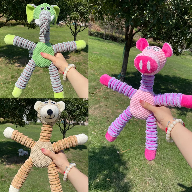 Indestructible Dog Chew Toy - Jouets pour chiens indestructibles qui couinent,