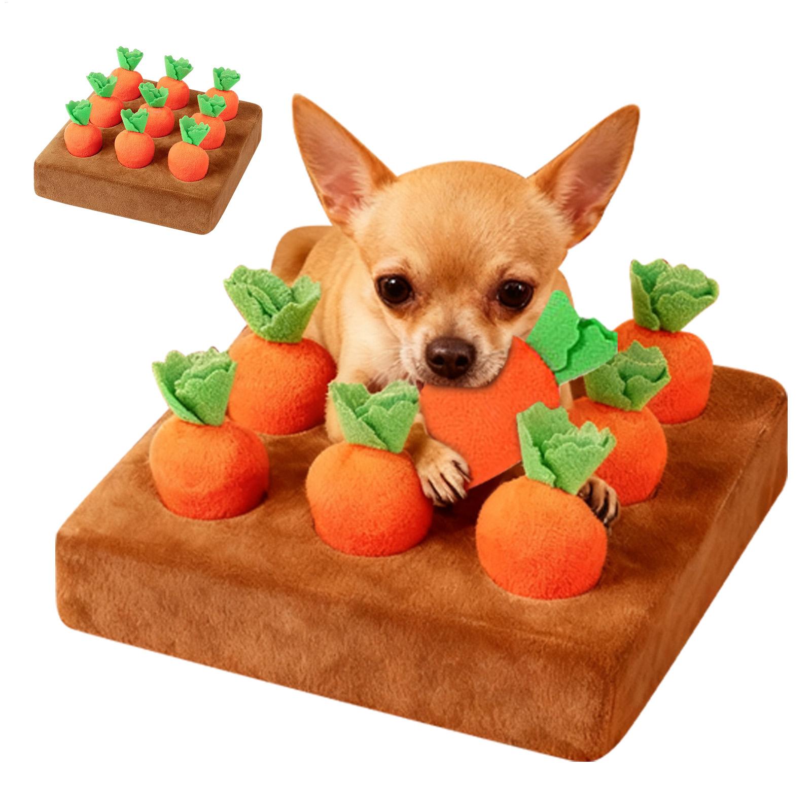 Snuffle Mat For Dogs - Jouets interactifs en forme de carotte
