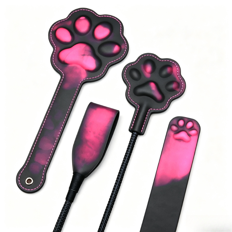 Cat Toys - Pagaie en cuir thermosensible changeant de
