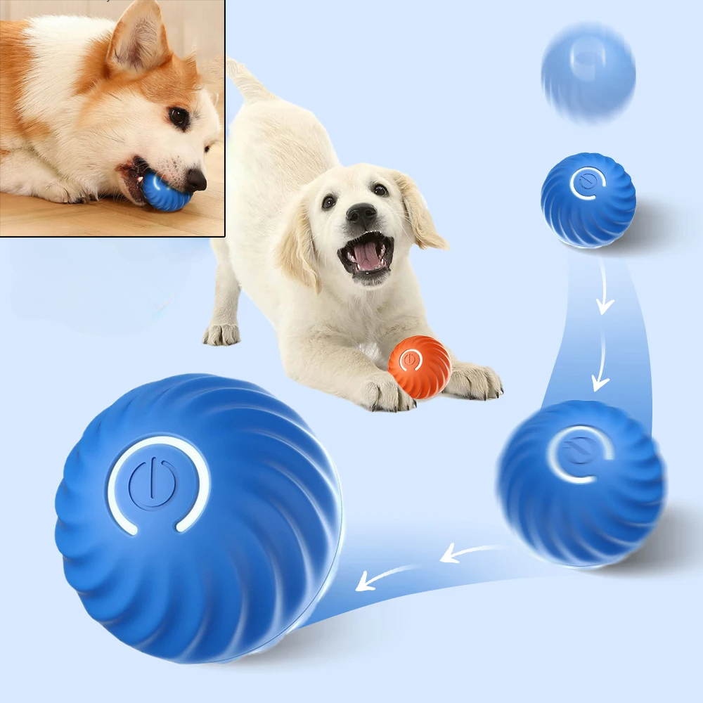 Automatic Moving Dog Ball - Jouet interactif pour chien, balle automatique