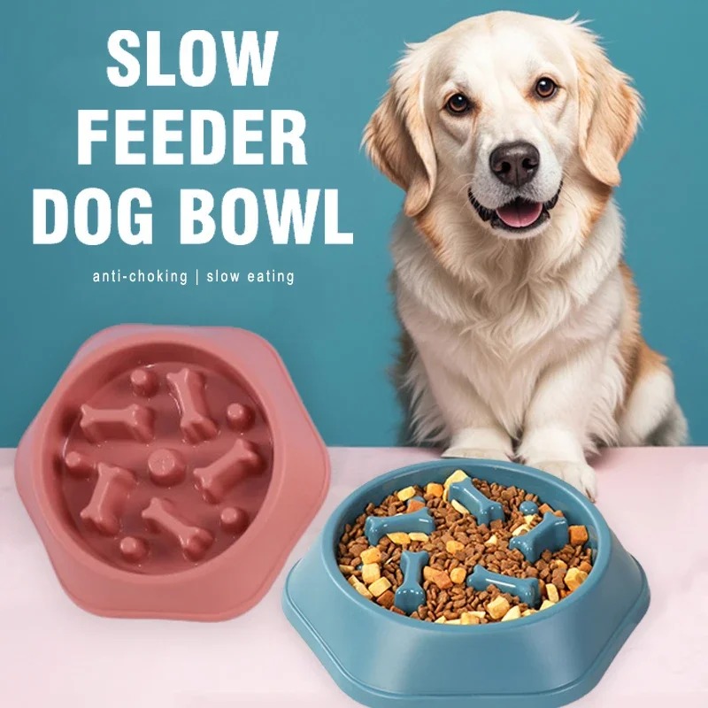 Dog Puzzle Feeder Toy - 1 pièce Gamelle anti-étouffement pour chien