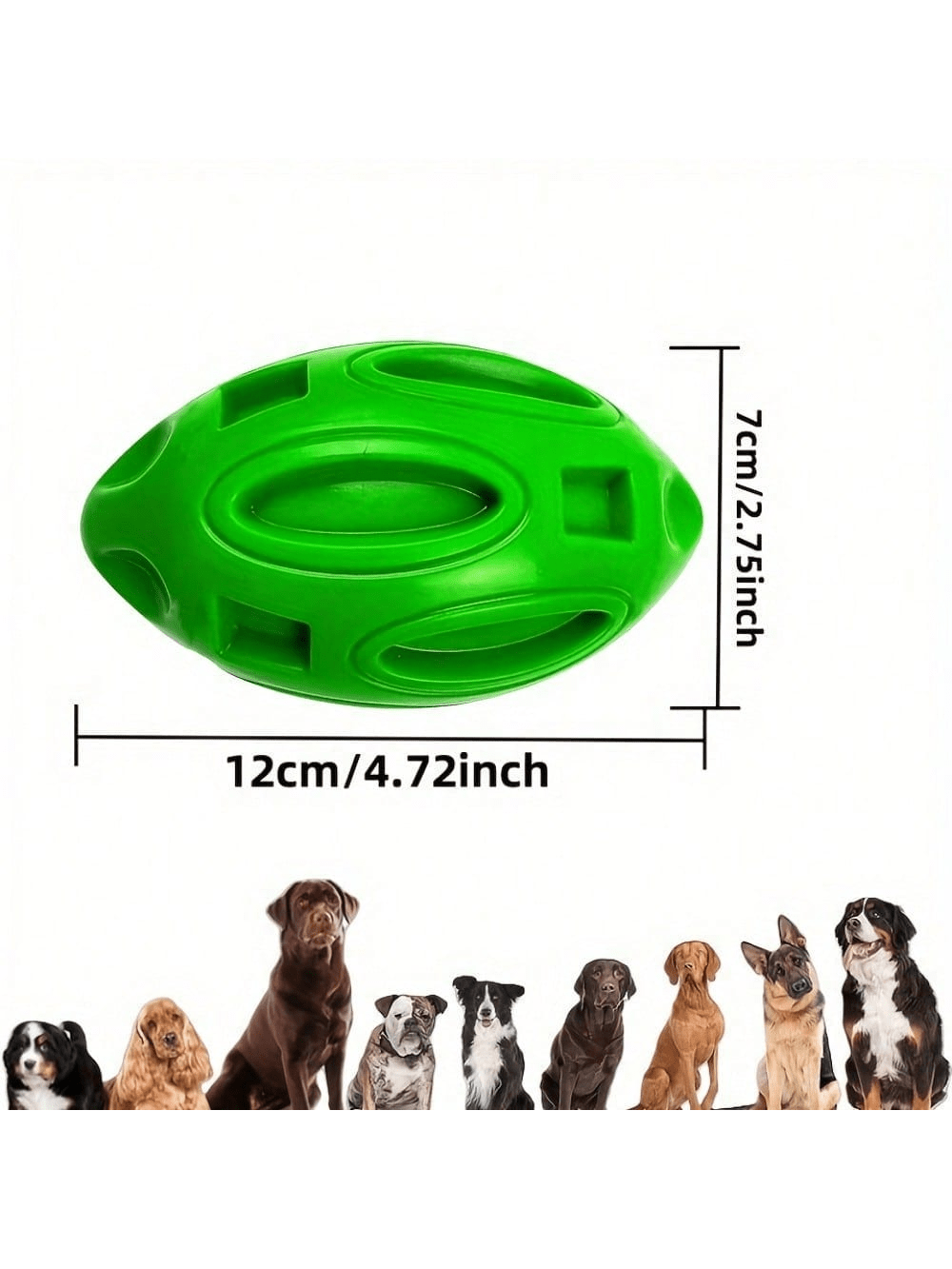 1PC Ballon de rugby indestruct - Indestructible Dog Chew Toy avis et prix
