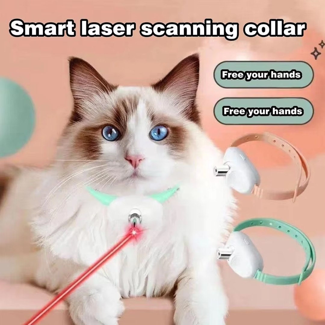 Collier intelligent pour chat  - Laser Pointer Cat Toy Automatic avis et prix