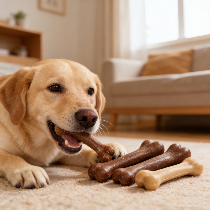 Jouet à mâcher durable pour ch - Teeth Cleaning Dog Chew Bone avis et prix
