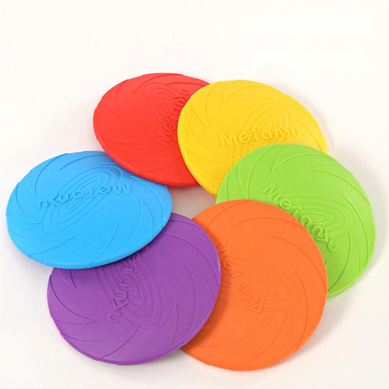 Jouet interactif en silicone e - Flying Disc Dog Training Toy avis et prix