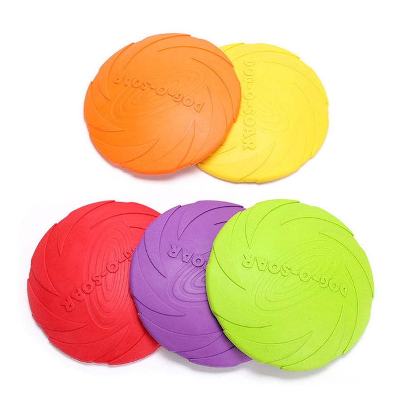 Disques volants en caoutchouc  - Flying Disc Dog Training Toy avis et prix