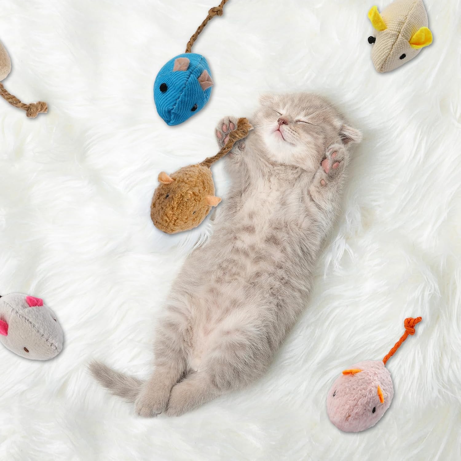 8 jouets interactifs pour chat - Catnip Interactive Plush Mouse avis et prix