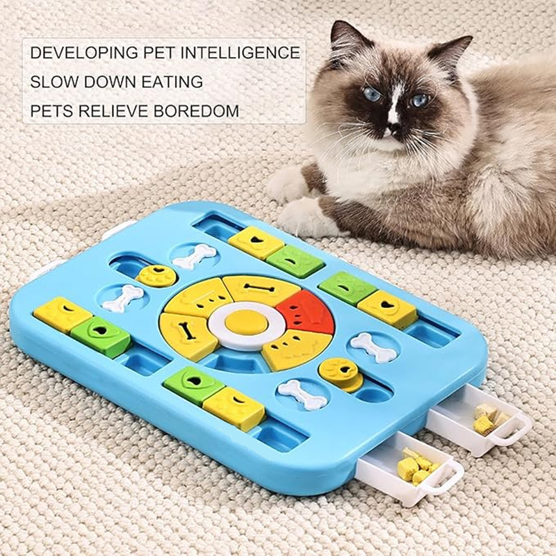 Jouet interactif puzzle pour c - Interactive Squeaky Plush Dog Toy avis et prix