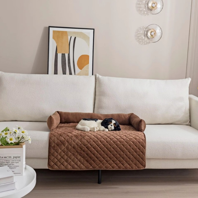 Oreiller carré en peluche pour - Pet Beds avis et prix