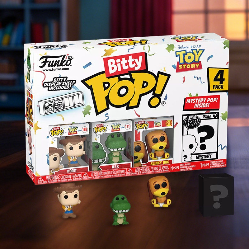 Funko Bitty Pop Toy Story Wood - Interactive Squeaky Plush Dog Toy avis et prix