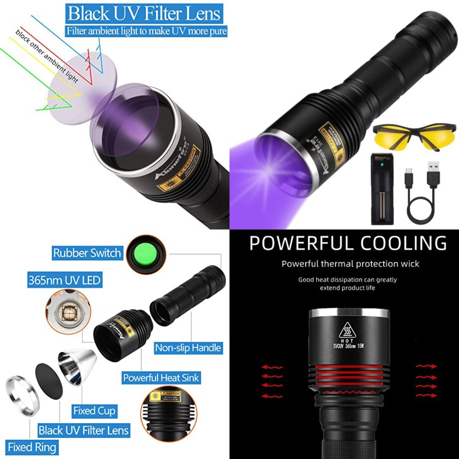 Lampe torche UV rechargeable S - Pet Beds avis et prix