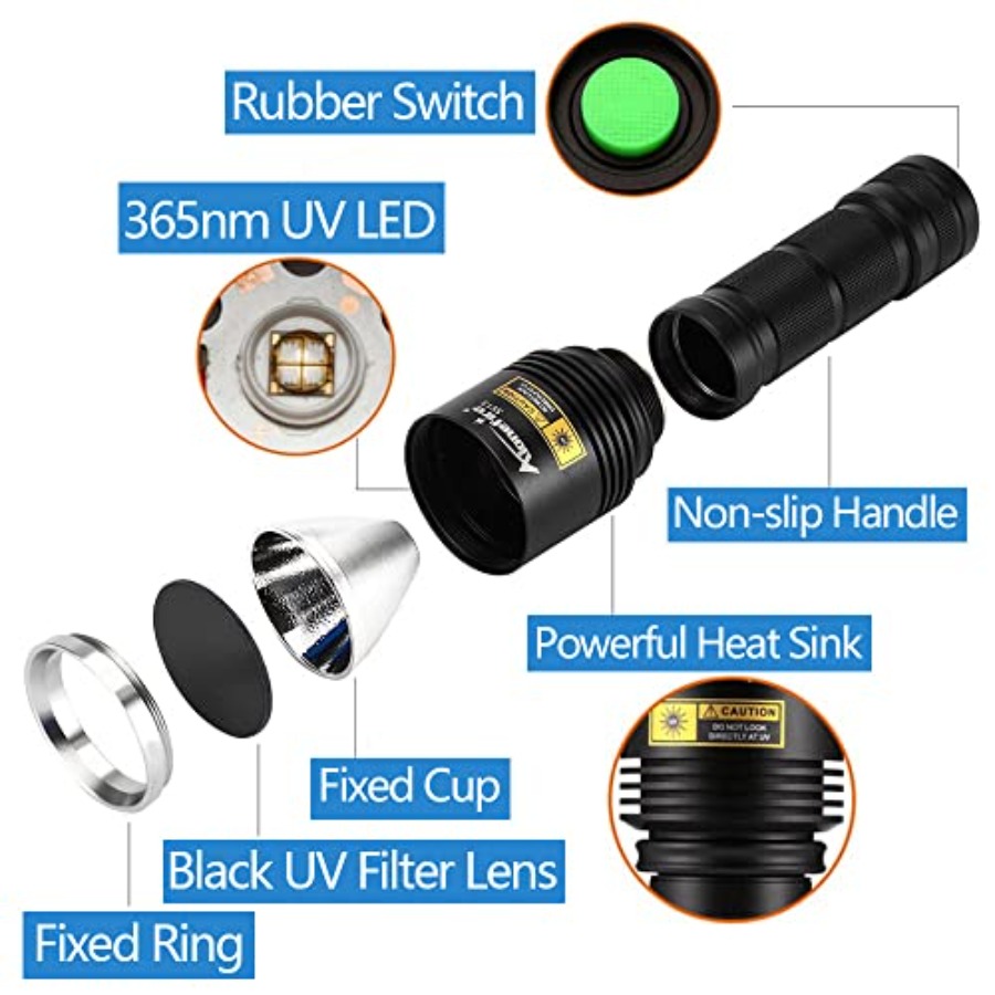 Lampe torche UV rechargeable S - Pet Beds avis et prix
