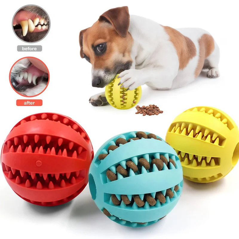 1/2 pièces Balle de jeu pour c - Indestructible Dog Chew Toy avis et prix