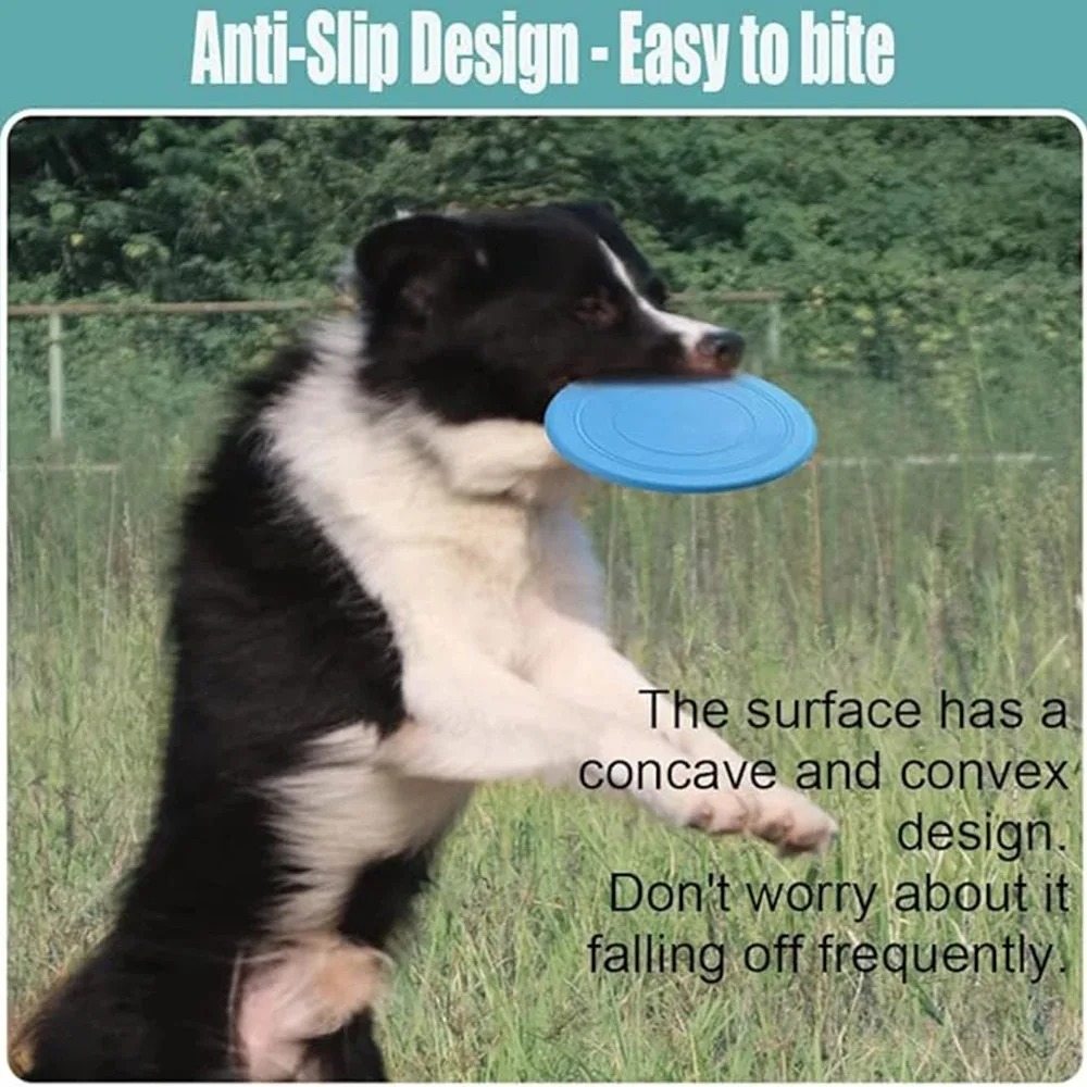 Soucoupe volante en Silicone,  - Flying Disc Dog Training Toy avis et prix