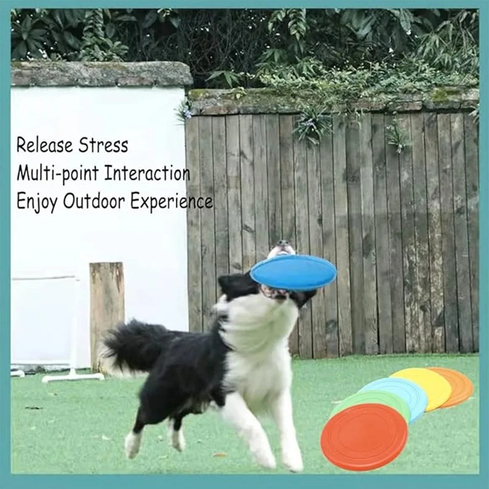 Soucoupe volante en Silicone,  - Flying Disc Dog Training Toy avis et prix